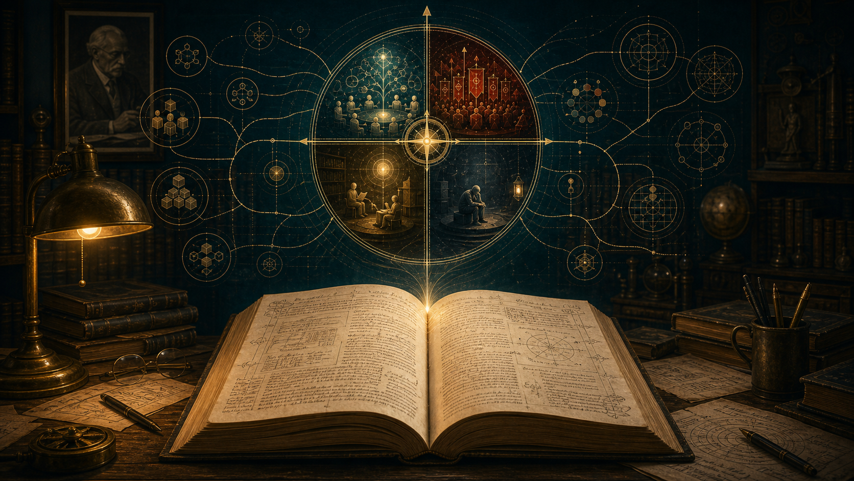 An open source text with a fourfold psychological compass