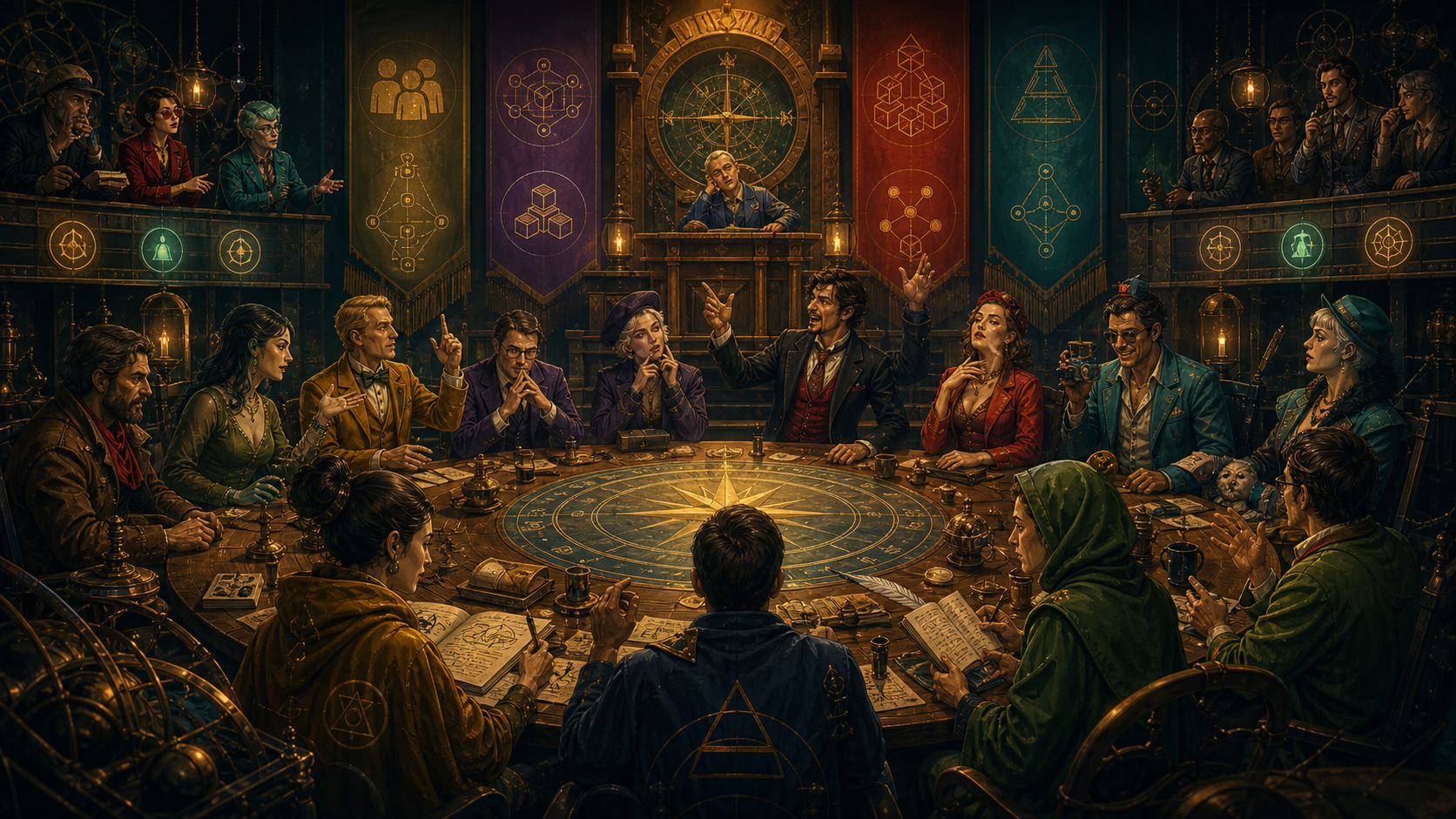 A symbolic socionics town hall debate