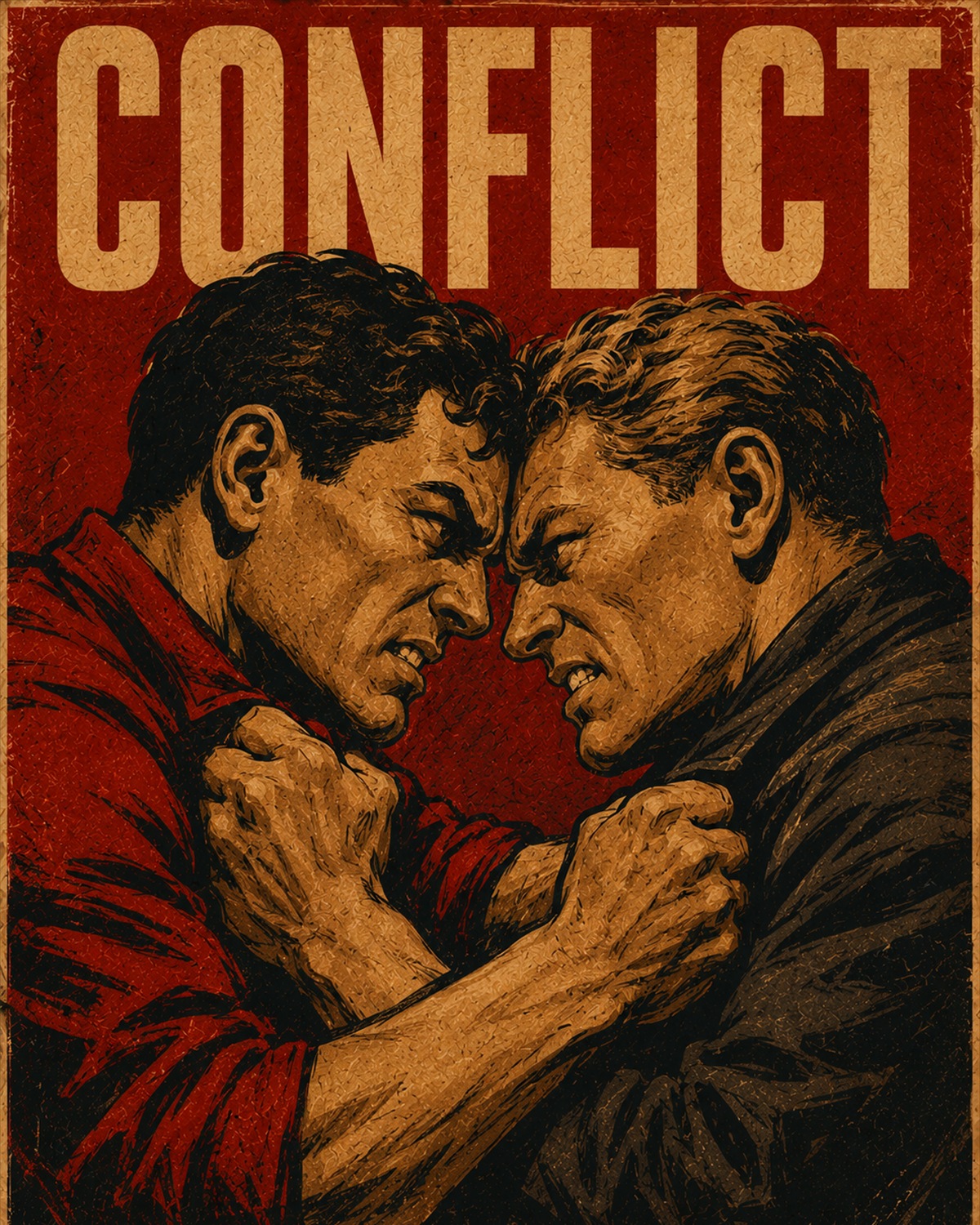 CONFLICT relation poster