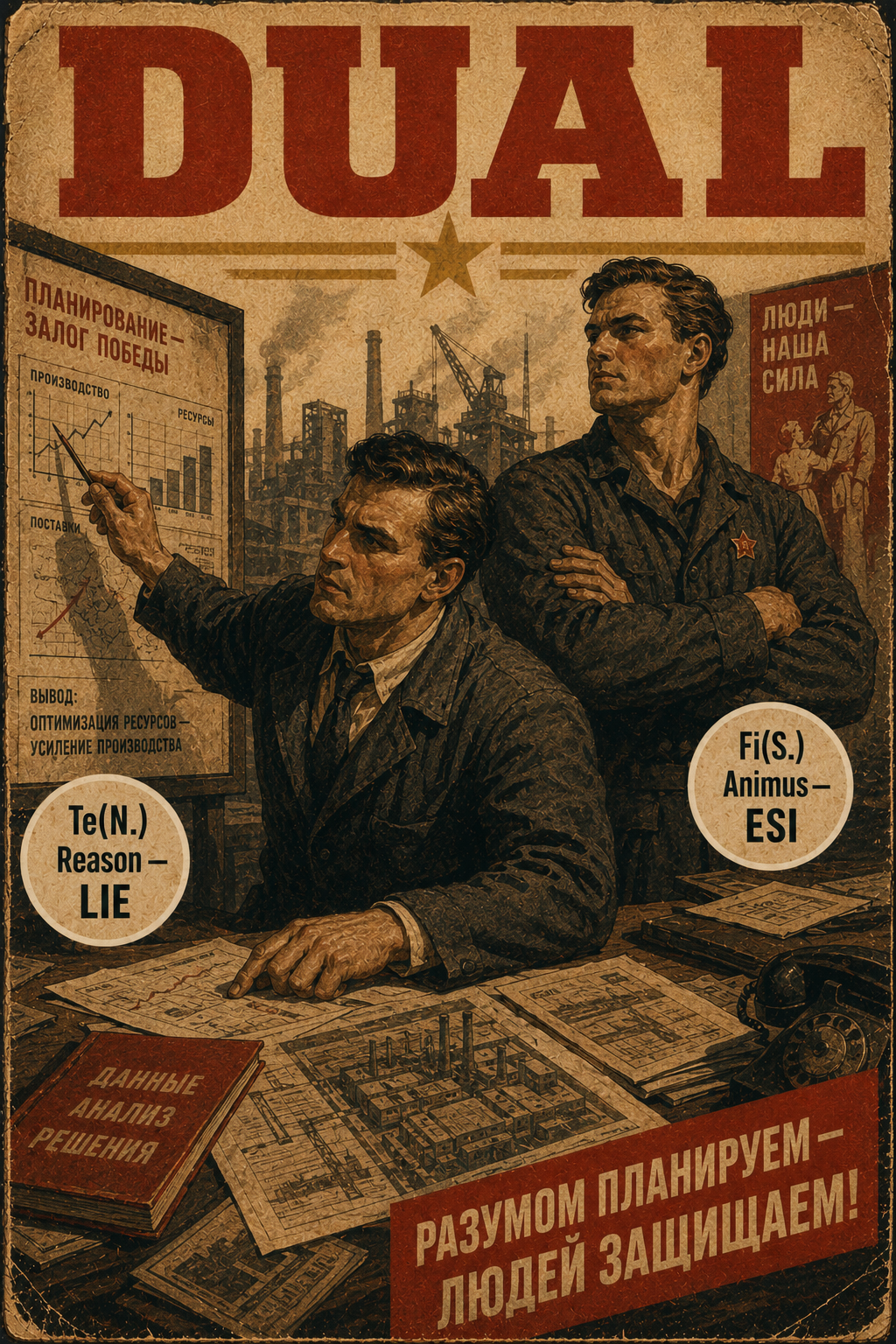 Dual relation illustration comparing LIE Te(N.) and ESI Fi(S.)