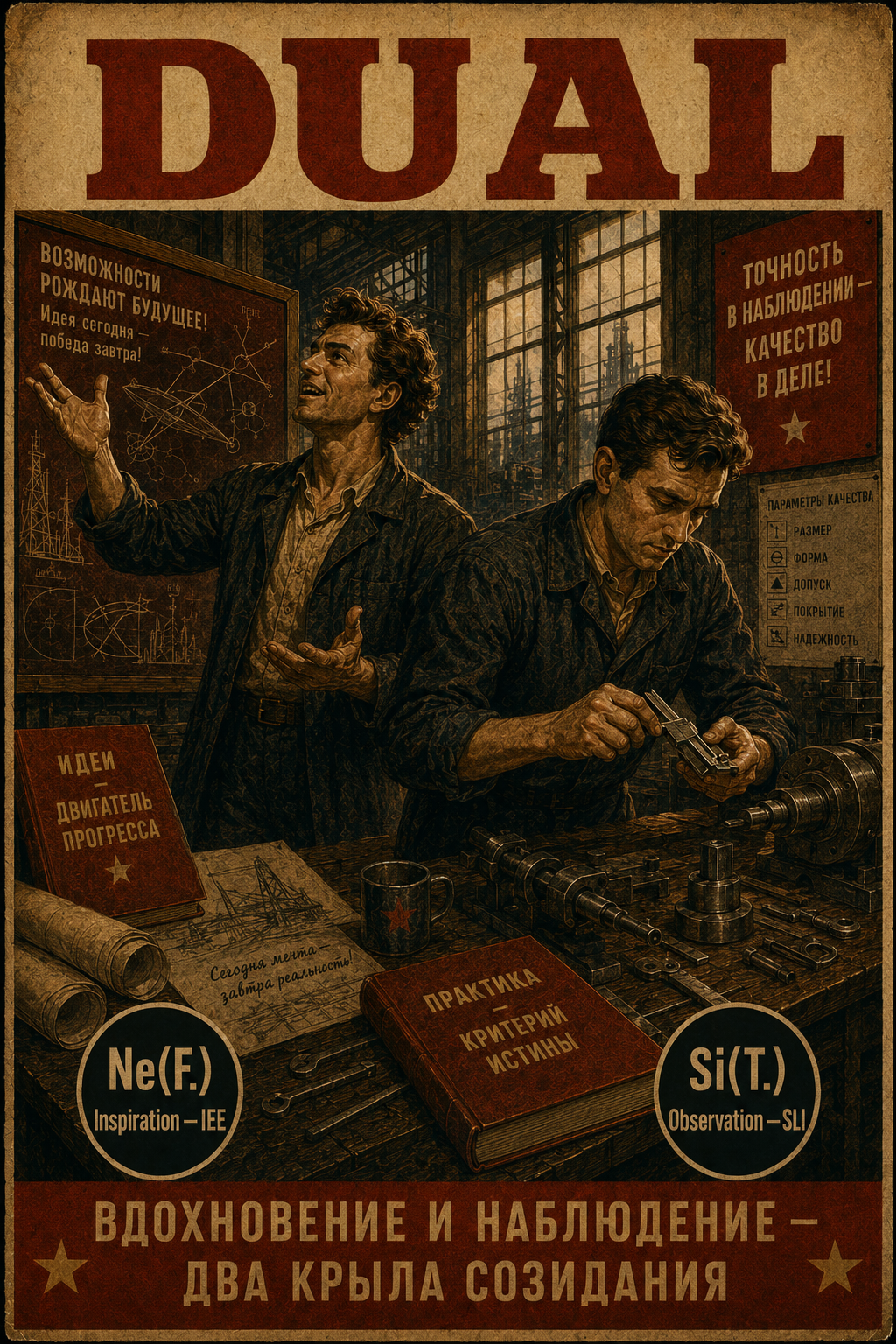 Dual relation illustration comparing IEE Ne(S.) and SLI Si(N.)