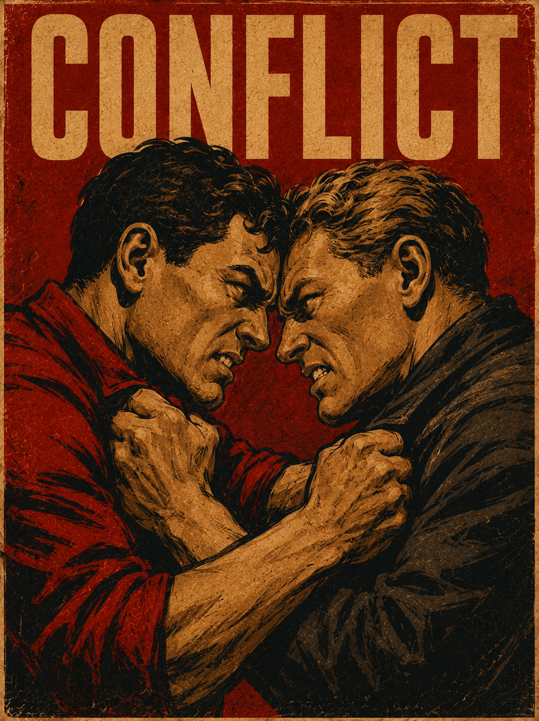 CONFLICT relation poster
