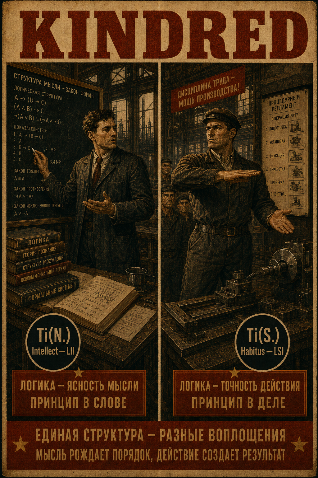 Kindred Ti illustration comparing LII Intellect and LSI Habitus