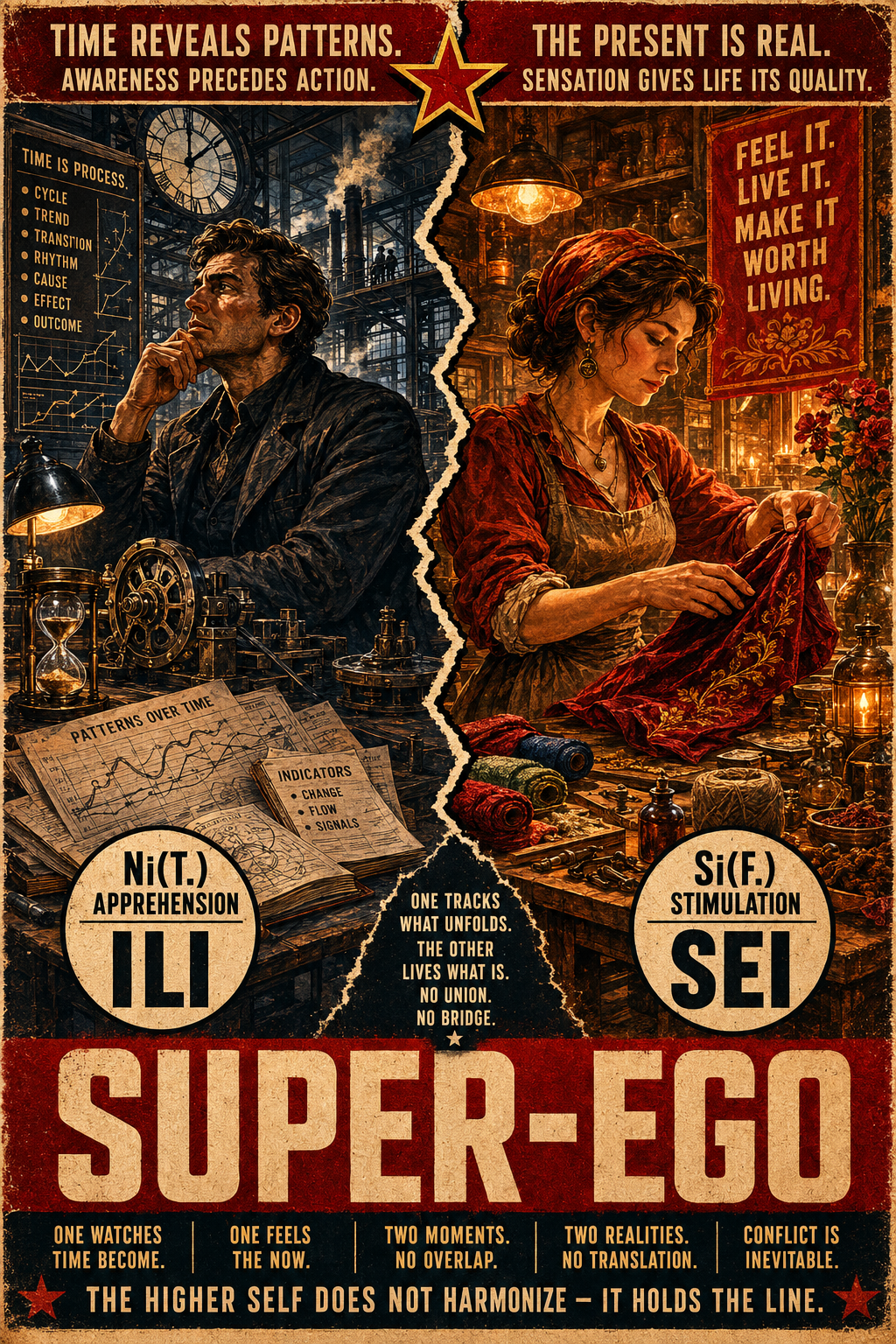 Super-Ego relation illustration for SEI and ILI