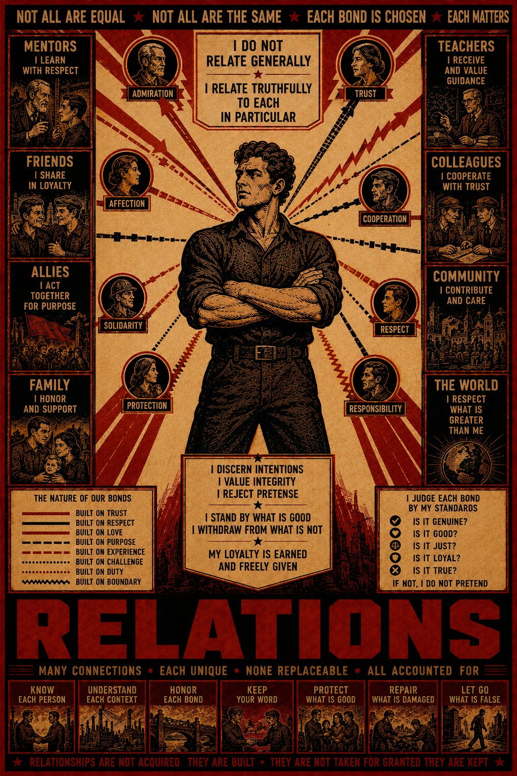 Relations information metabolism element illustration