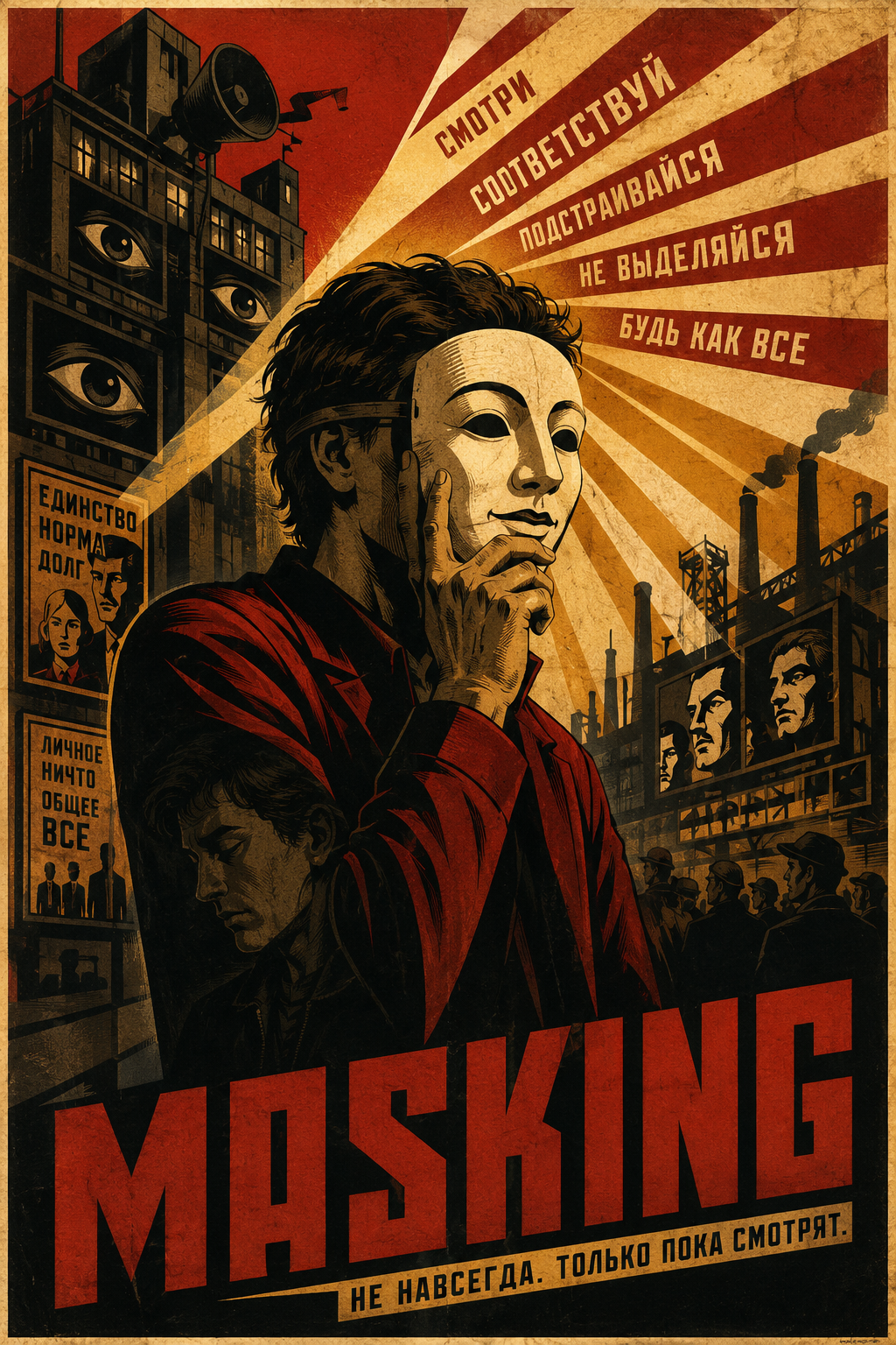 Masking function transition illustration