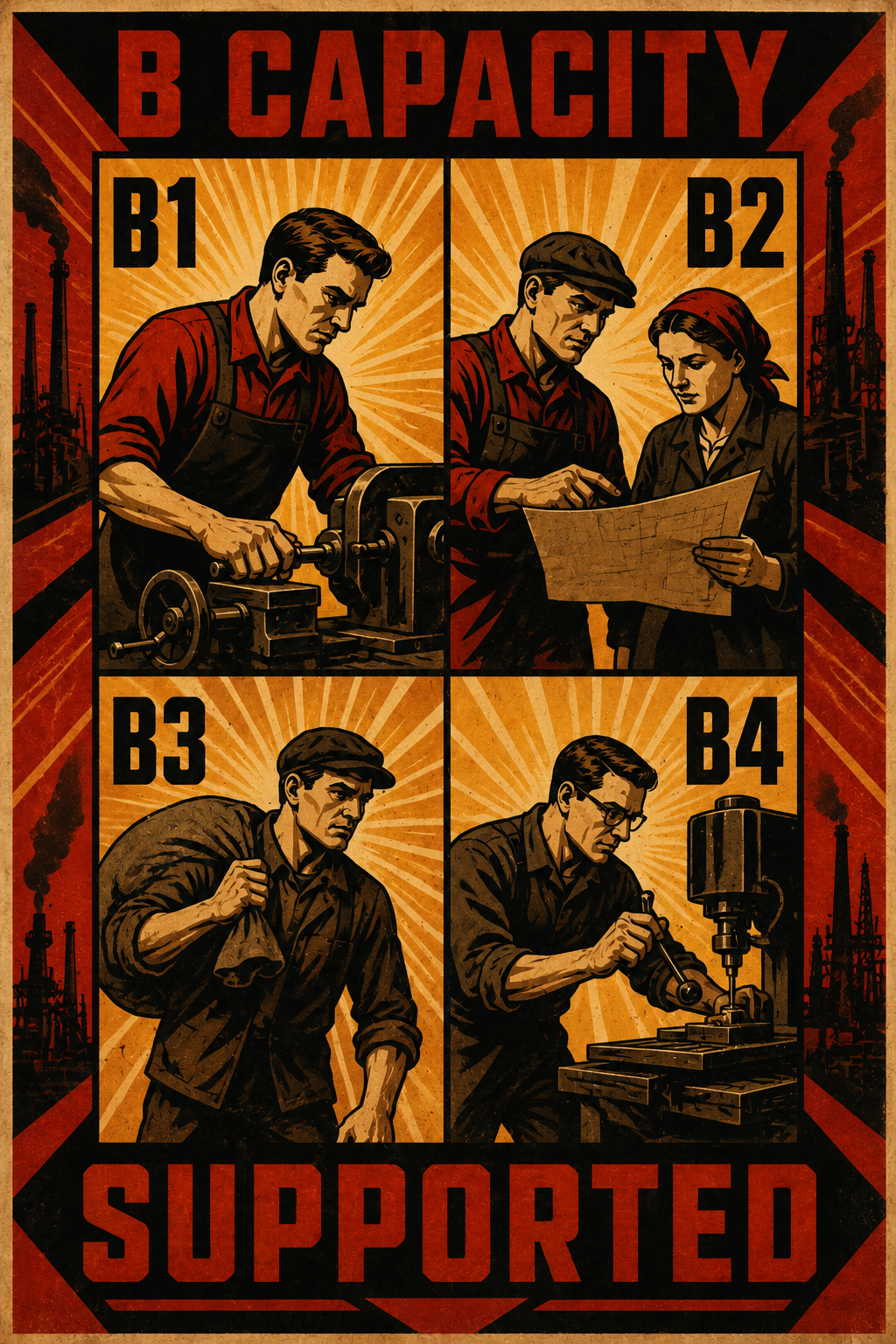 B capacity illustration