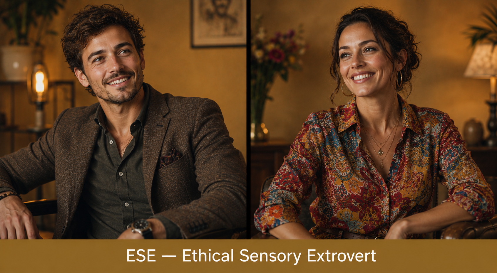 ESE original portrait set fictional type portrait