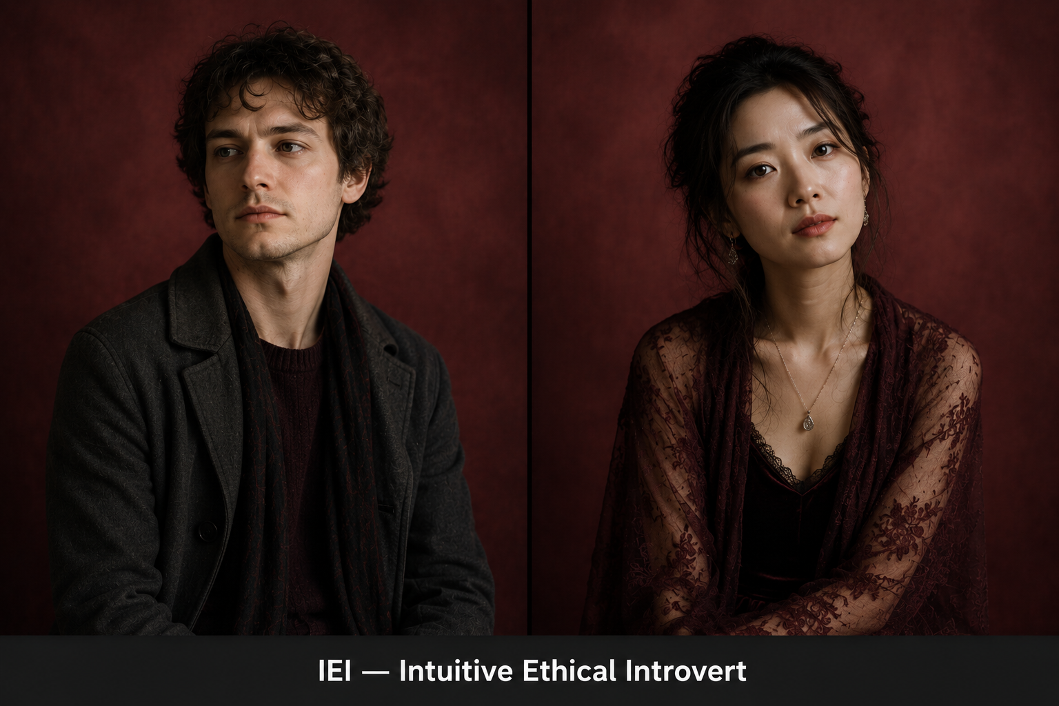 IEI diverse portrait set fictional type portrait