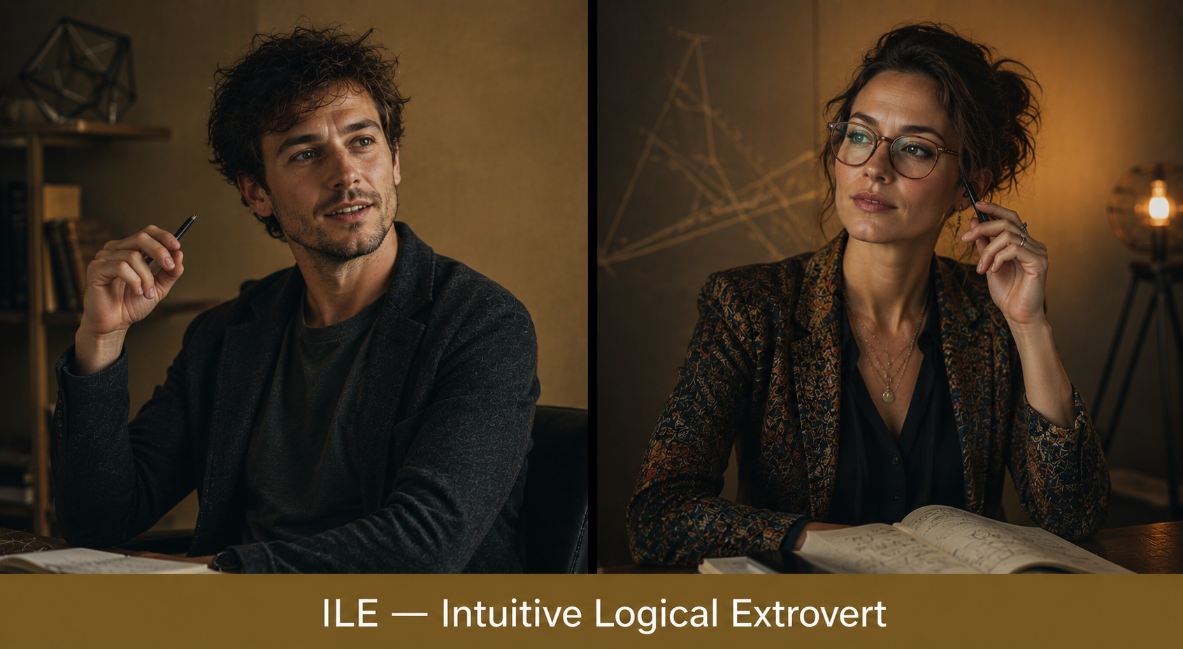 ILE original portrait set fictional type portrait
