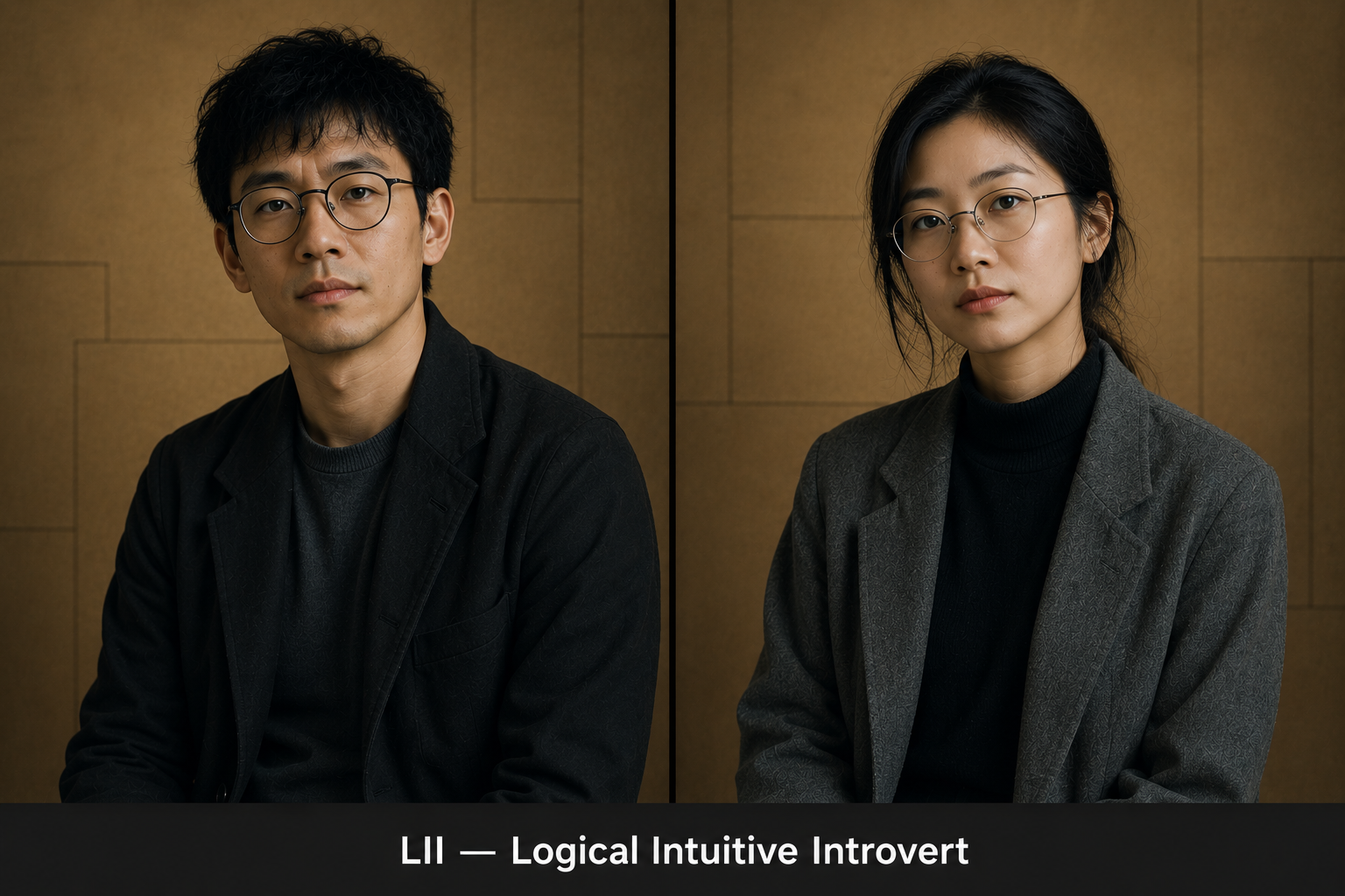 LII diverse portrait set fictional type portrait