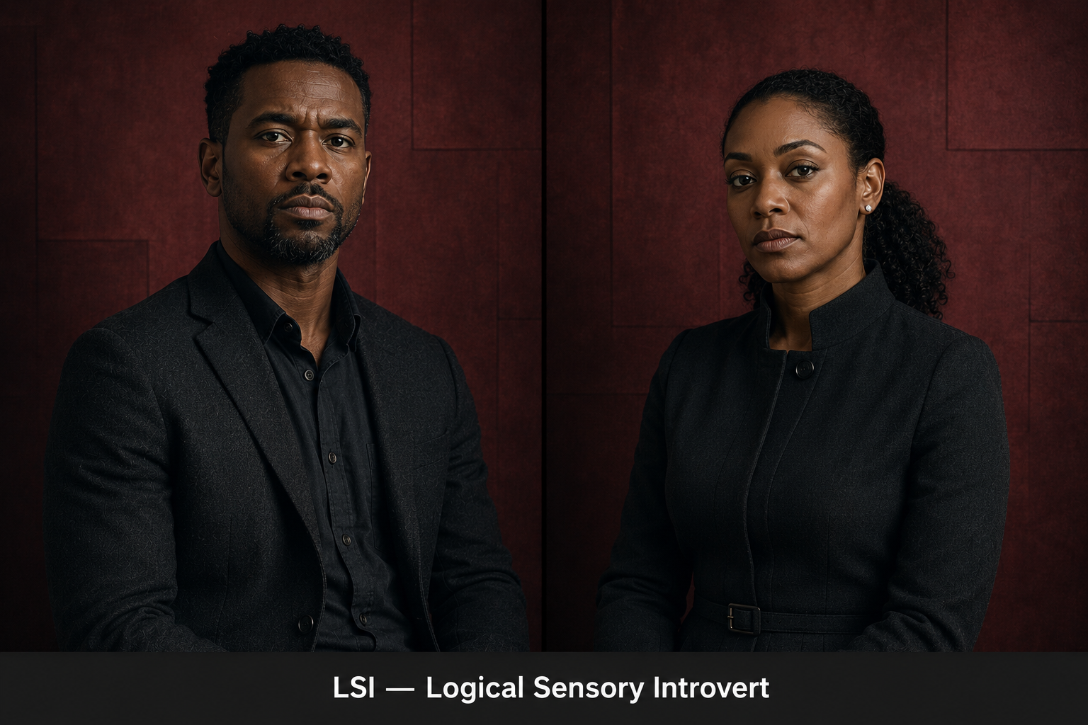 LSI diverse portrait set fictional type portrait