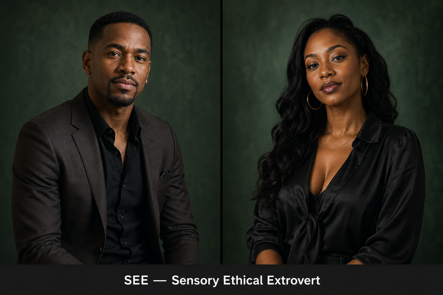 SEE diverse portrait set fictional type portrait