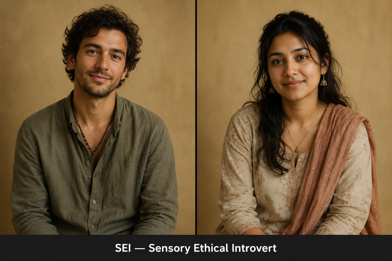 SEI diverse portrait set fictional type portrait