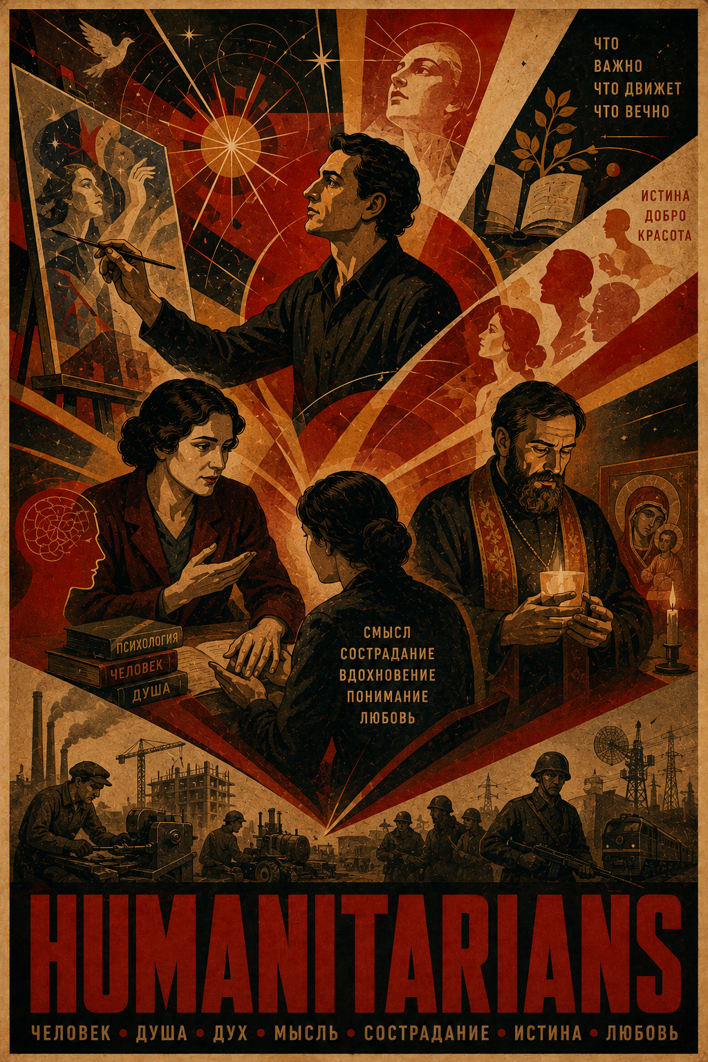 Humanitarian club illustration