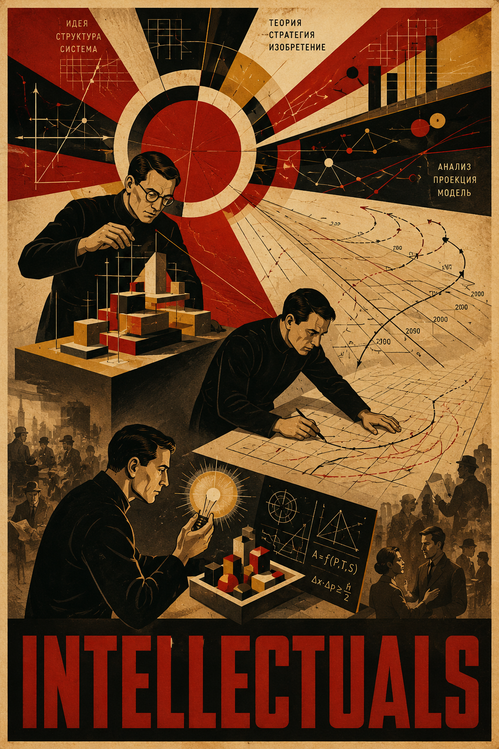 Intellectual club illustration