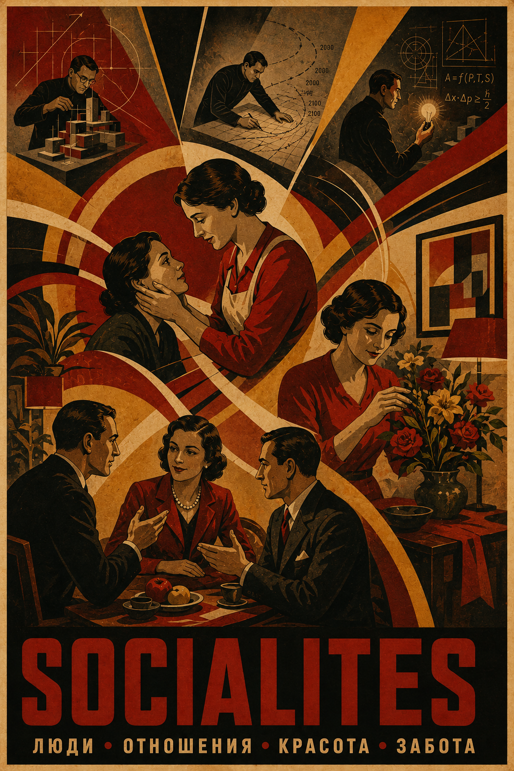 Socialite club illustration