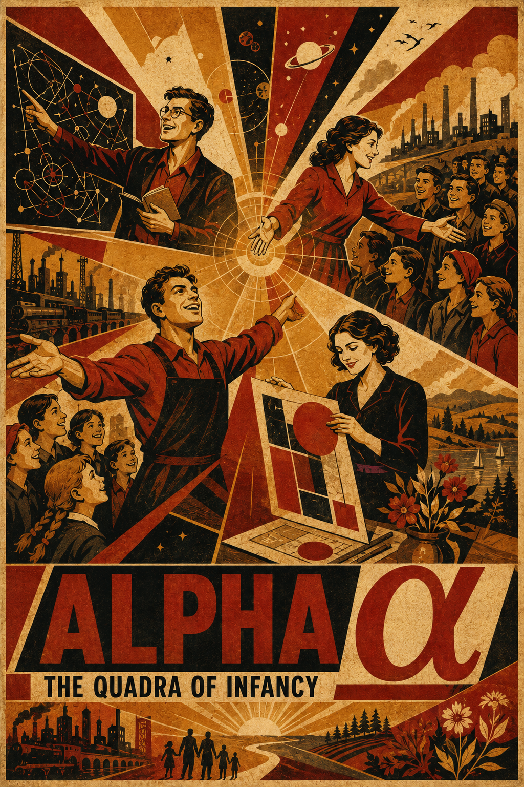 Alpha quadra illustration