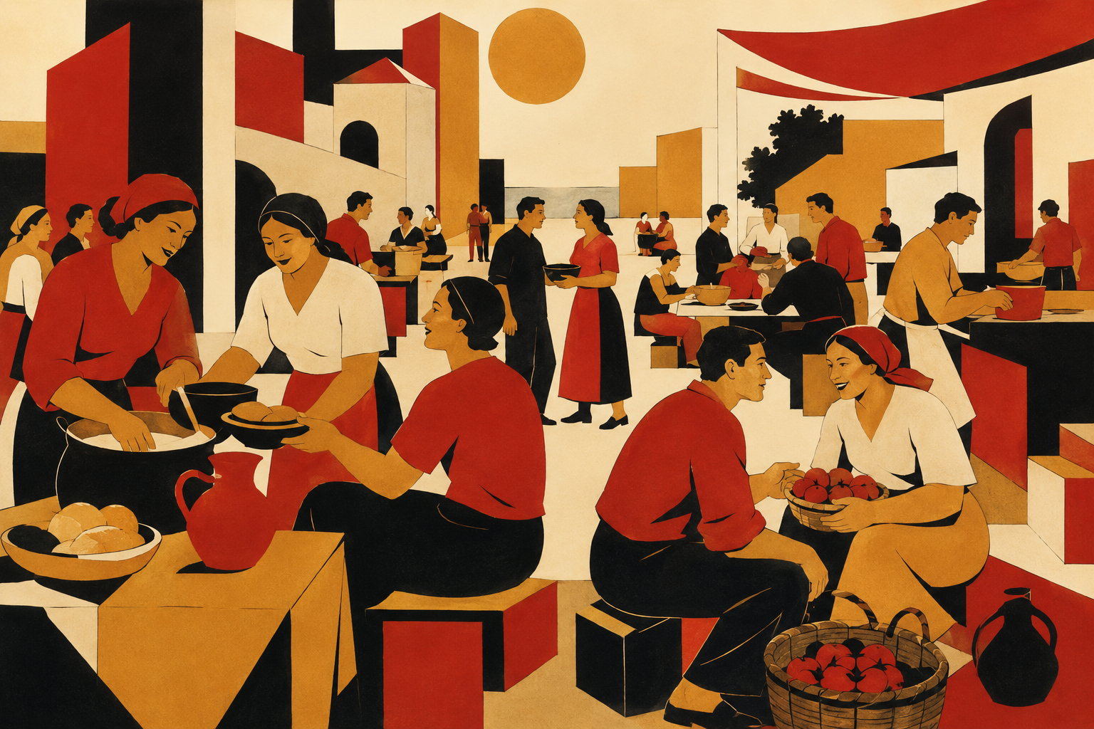 SF Socials club illustration