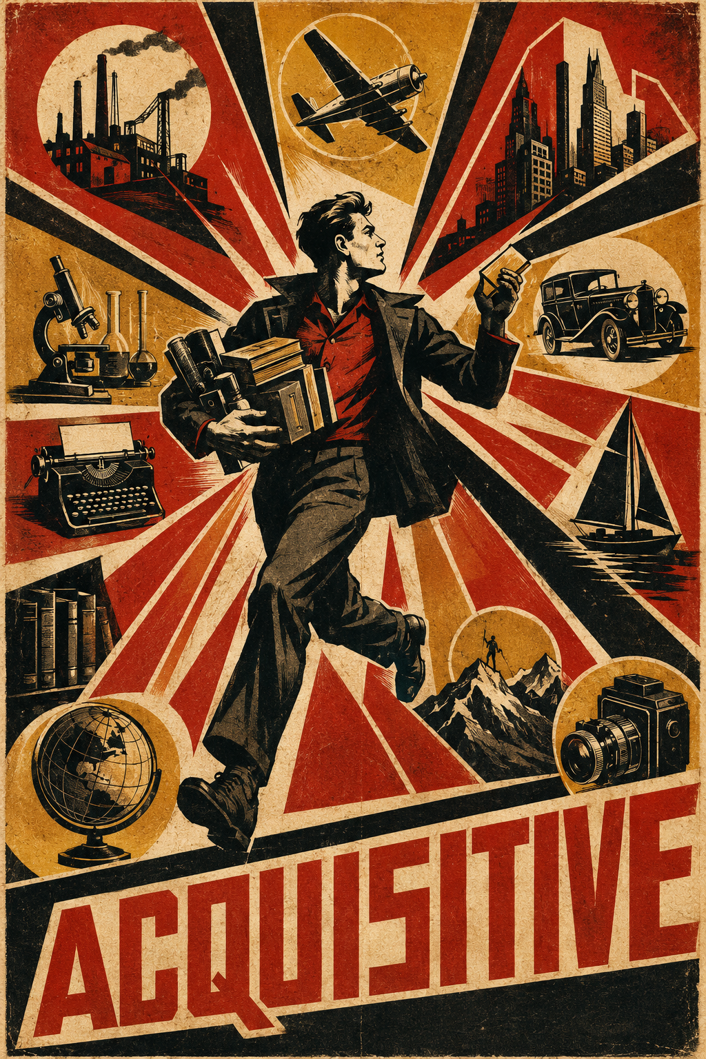 Acquisitive temperament illustration