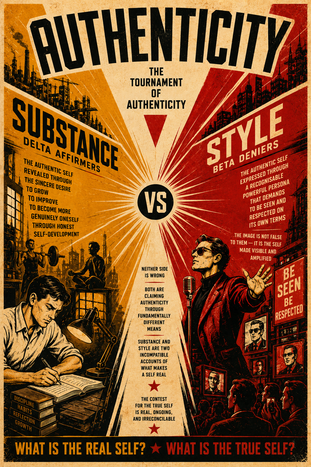 Authenticity tournament illustration