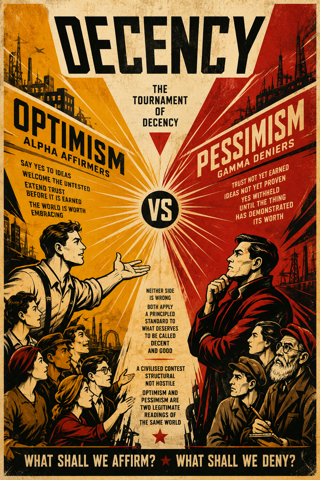 Decency tournament illustration